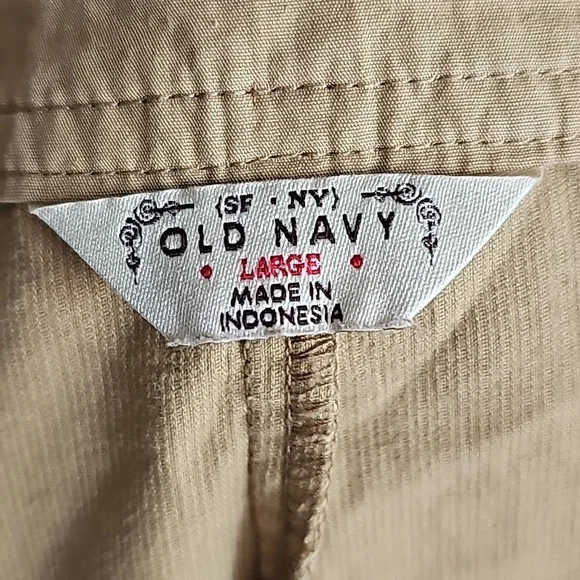 Old Navy Tan Trapeze Dress Size L - Picture 10 of 10